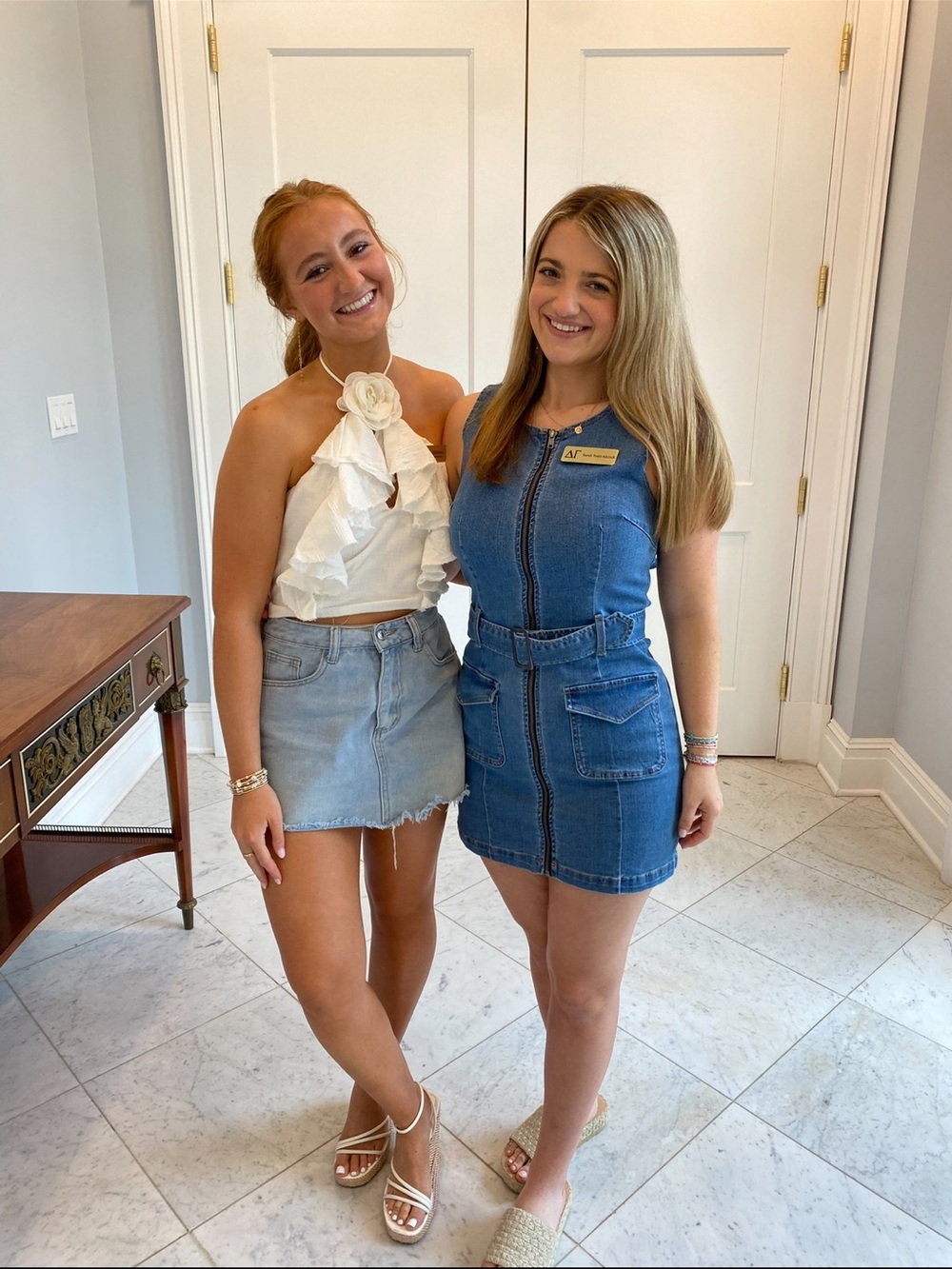 Denim dress